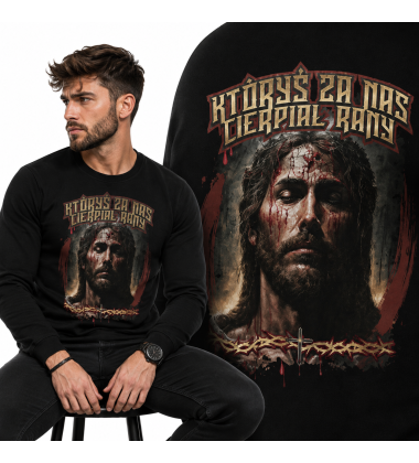 LONGSLEEVE  Chrześcijański   Któryś za nas Cierpiał